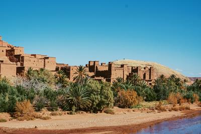 a scenic city in morocco
