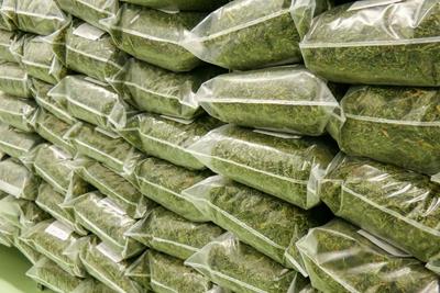 Bags of weed that are being smuggled