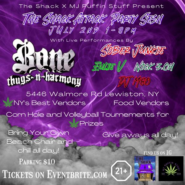 The Shack Attack Party Sesh with Bone Thugs n Harmony